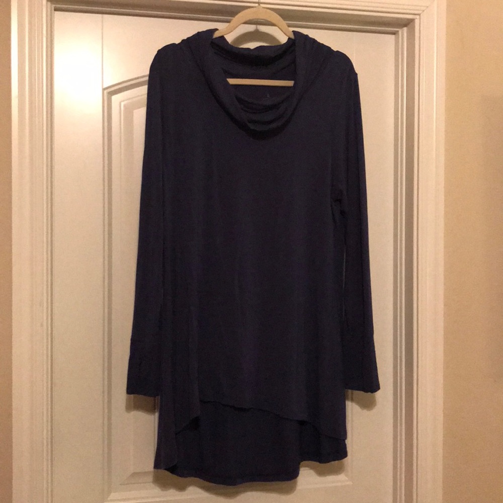 CuddlDuds blue NWOT tunic